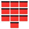 10Pcs Car Vinyl Scraper Scratch Resistant Professional Vinyl Felt Squeegee for Vinyl Film Packaging Electronic Repair