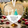 Heart-Shaped Sea Glass Friendship Decor | Inspirational Keepsake Ornament for Home, Garden, and Christmas