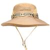 Unisex Summer Wide Brim Waterproof And Quick-Drying Panama Caps Outdoor Visor Bucket Hats Mesh Breathable Sun Protection Hat