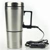 Cup Electric Kettle Steel Stainless Heating Car Tea Coffee Travel Maker Mug Pot