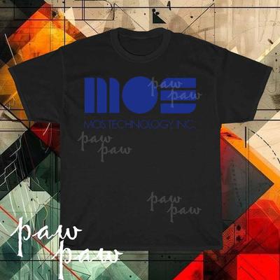 Neues MOS Technology Logo Herren T-Shirt lustig Größe S bis 5XL