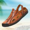 Summer Sandals Men Leather Classic Roman Sandals Slipper Outdoor Sneaker Beach Rubber Men Water Trekking Sandals38-48