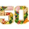 2025 Digital Tray Fruit Cheese Platter Vegetable Food Plate Party Supplies Cooked Food Plate Home Decoration Crafts Xmas Gift