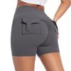 Damen High Waist Peach Cargo Leggings: Elastische, Hüfthebende, Schnelltrocknende Yogahose zum Laufen und für Fitness
