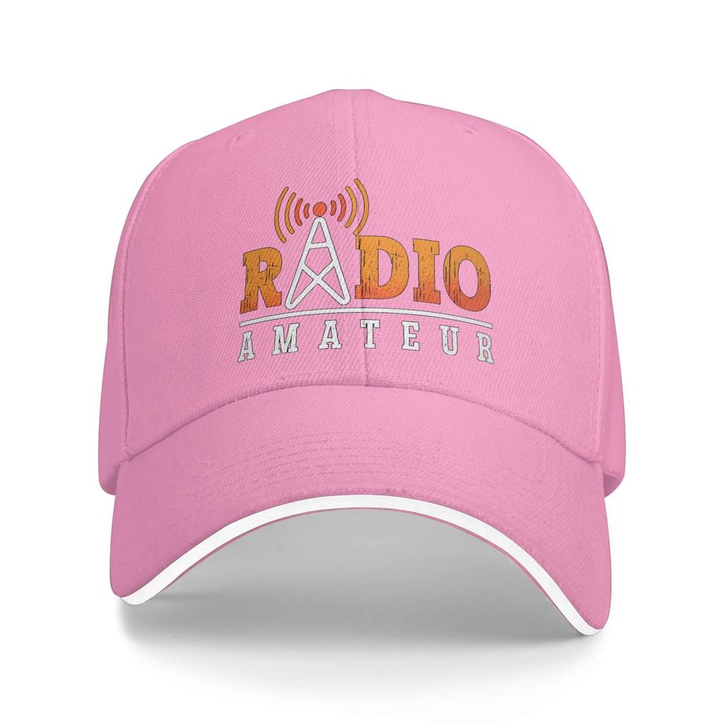 Ham Radio Amateur Loves Outfits Unisex Women Baseball Cap Antenna  Dad Hat Casual Formal Headwear Adjustable Fit Snapback Hat