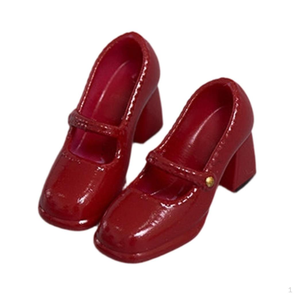 1/12 Action Figure Shoes Doll Costume Accessories Casual Photo Props Women Dress up for 6 inch