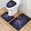 Star Bathroom Floor Mat Toilet Three-Piece Set