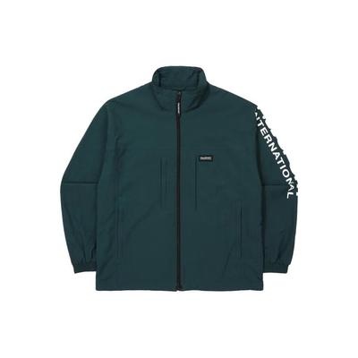 SS23 Solid Color Zipper Printed Letter Jacket Men Jackets Light-Green FS2JKF1131X-PIG