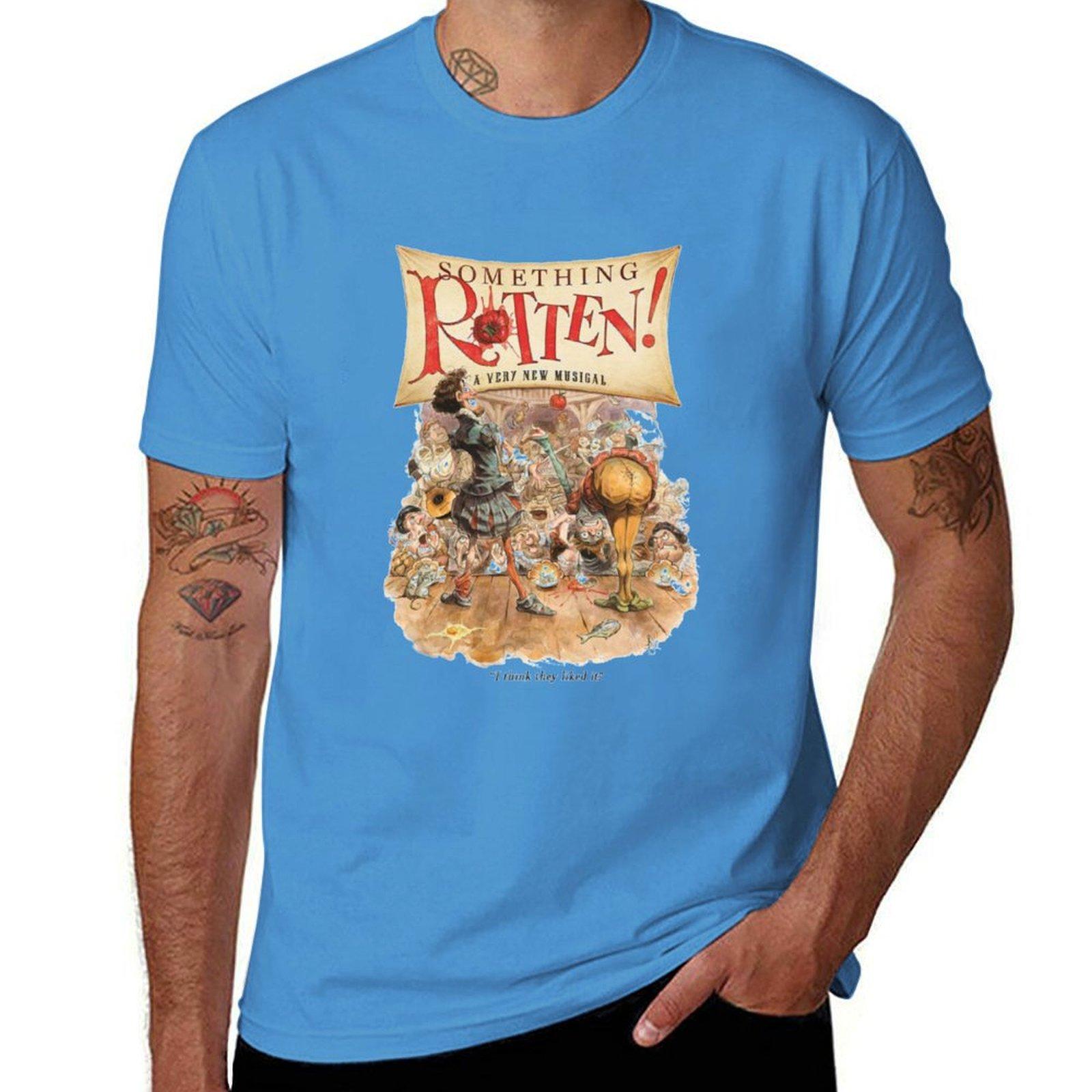 Something Rotten musical Essential Tshirt new edition graphics customs cute clothes heavy weight t shirts for men S