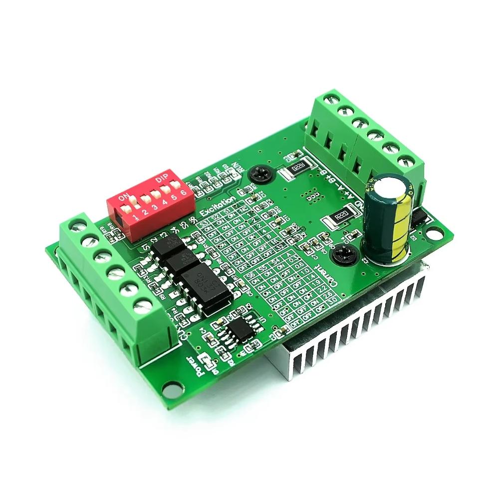 

TB6560 3.5A Stepper Motor Driver Controller Board 10V-35V CNC Rounter Control Low Voltage Over Heat Current Protection