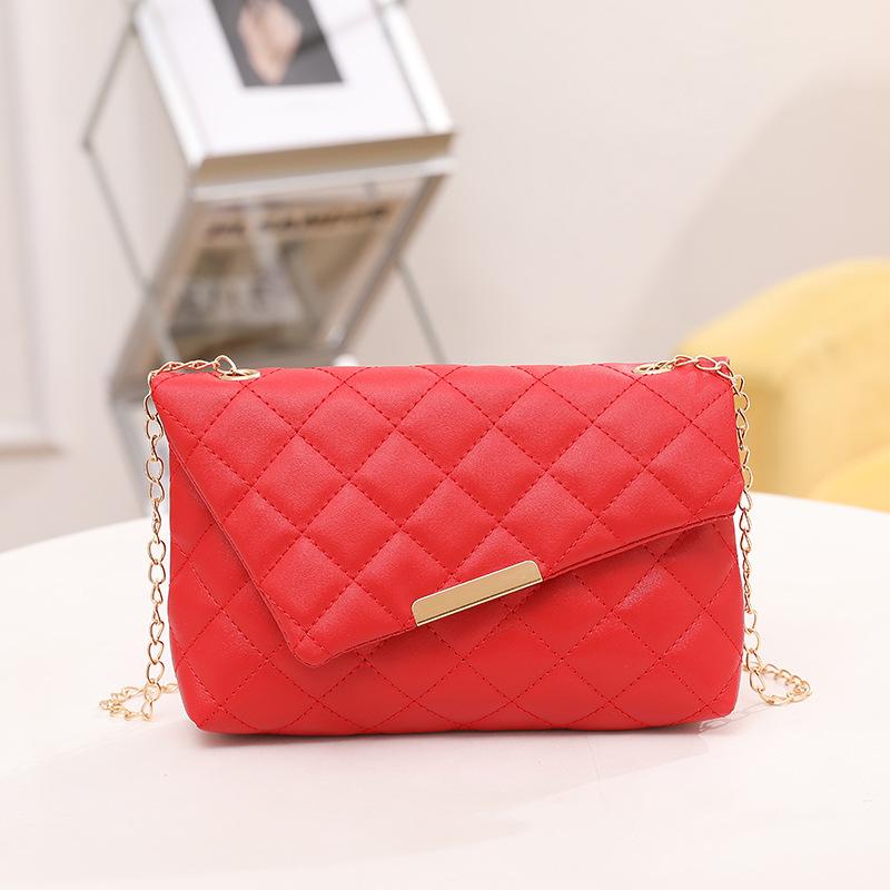 New Diamond Pattern Soft Bag Fashion Trend Chain Single Shoulder Crossbody Women's Bag