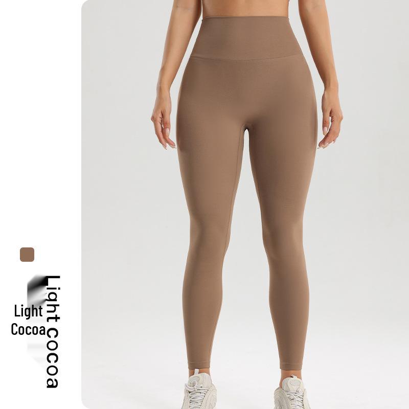Fuyou Nahtlose High-Waist Yoga-Hose für Damen - Herbst/Winter, Po-Lifting, Beinverlängernde Fitness-Tights