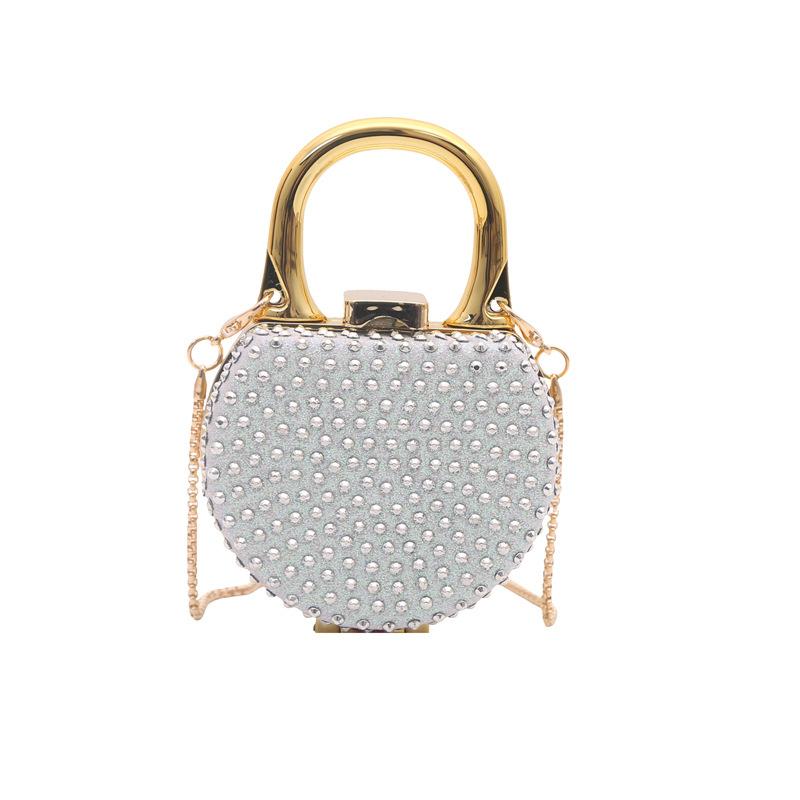 Mini Hollow out Crossbody Decorative Wallet Lock Buckle Hard Acrylic Daily Match Small Bag New 2026 Trendy Small Purse