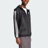 adidas Essential 3-Stripes Ripstop Windbreaker Series Sports Striped Hooded Zipper Waterproof Windproof Long Sleeve Jacket Men Jacket IM7848