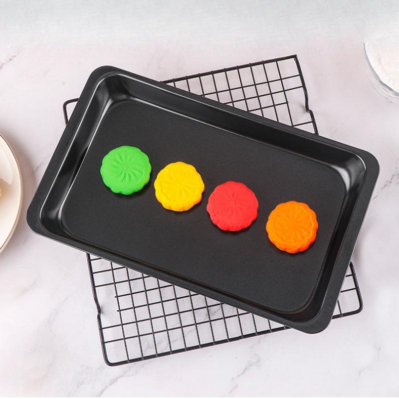 Carbon Steel Nonstick Roasting Pan Rectangular Baking Tray Loaf Toast Bread Cake Bakeware DIY Pastry Pan Dish Kitchen Utensils