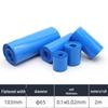 Blue PVC Heat Shrink Tubing 7mm~625mm Wide Battery Sleeve for 18650 Lithium Batteries