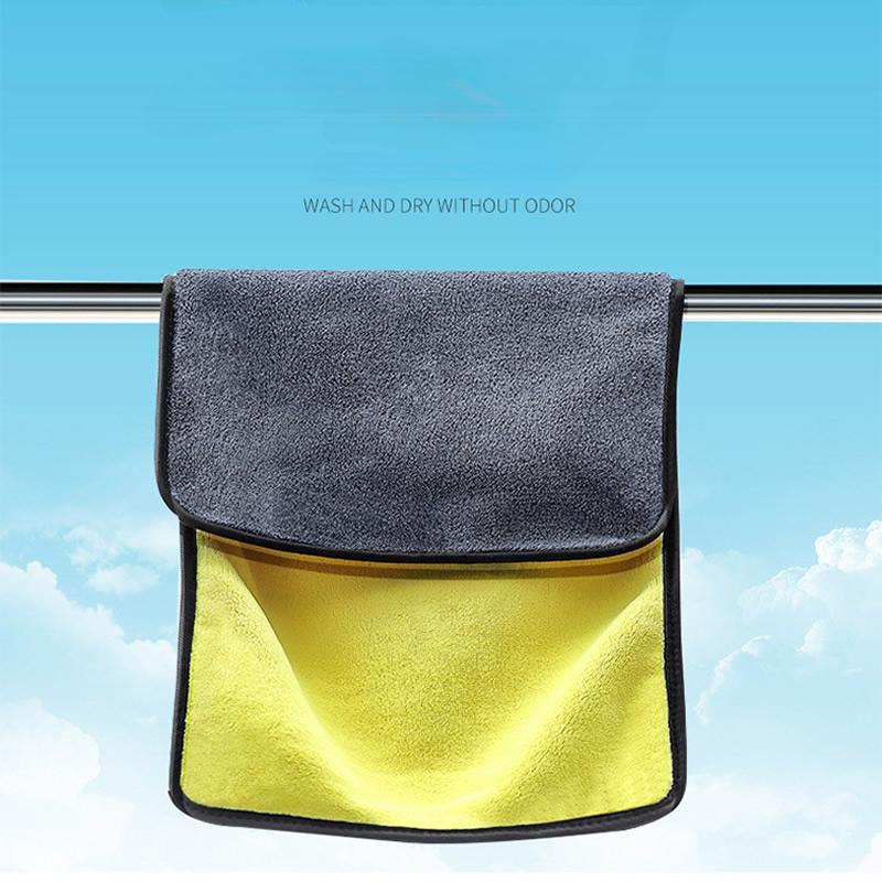 Car Wash Microfiber Towel Car Cleaning Drying Cloth Hemming Car Care Cloth Detailing Car Wash Towel