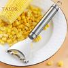 Stainless Steel Corn Cob Peeler Easy-to-Use Magic Corn Stripper Tool Versatile Corn Thresher for Kitchen Gadget for Home Cooks