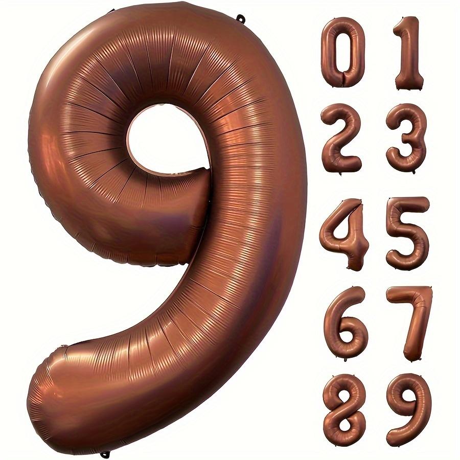 

1pc 40inch Brown Aluminum Foil Balloon Number 23 Party & Celebration Decor, Wedding, Christmas, New Year, Valentine S Day, Birthday Supplies 9