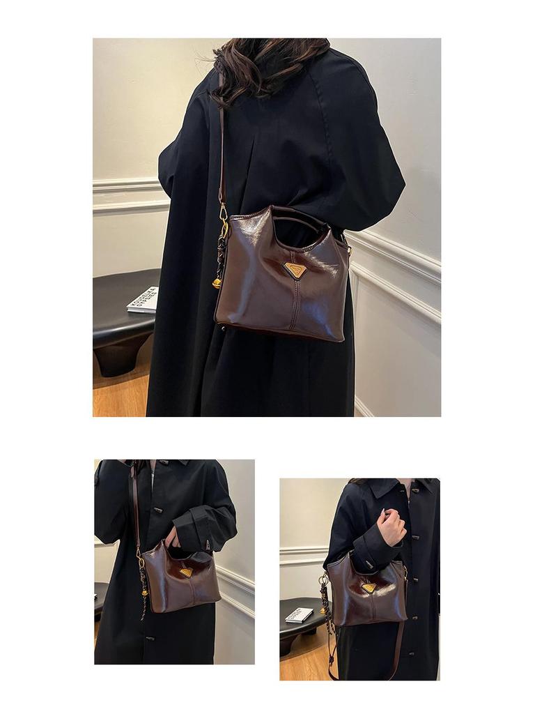 2024 Women's Trendy Cross-Border Tote Bag - Autumn/Winter All-Match Handbag, Commuter Shoulder & Messenger Bag