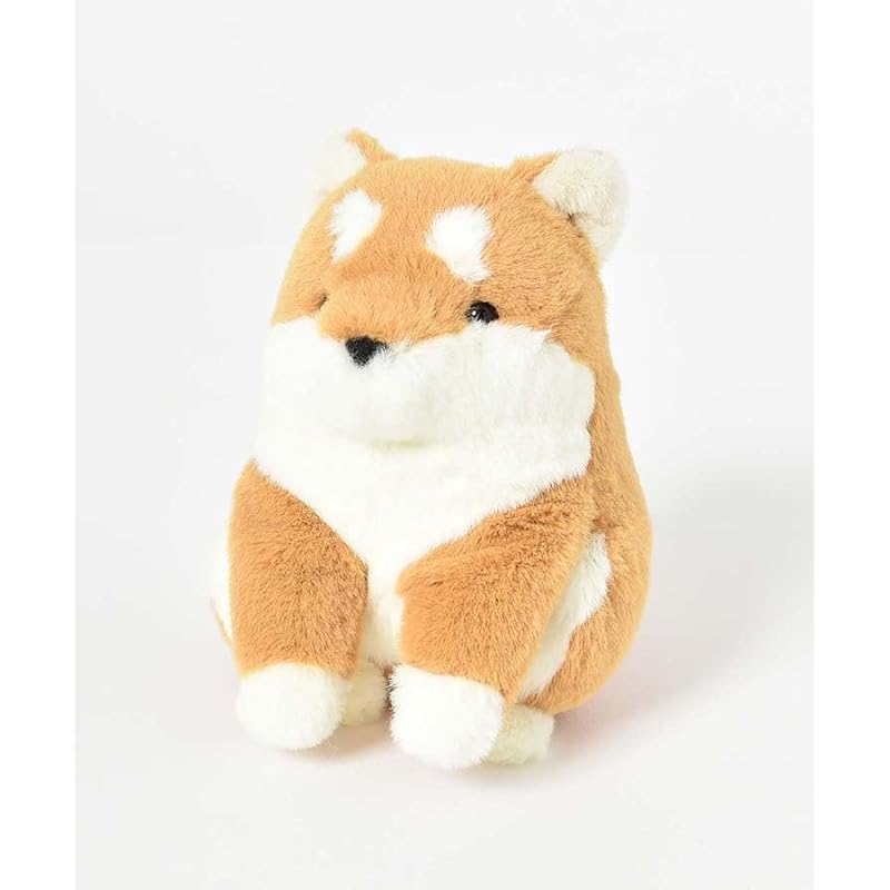 Bleu Bleuet Blue Bluee Chubby dog stuffed toy (Shiba Inu)