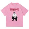 2026 Summer Trend Tshirt Breathable Cotton Retro Music Style Portrait Rose Letter Graphic Print Unisex Casual Sweat Tops