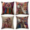 1/4pcs Colorful Camel-Patterned Pillowcases Sofa Cushion Cover Home Bedroom Room Decoration