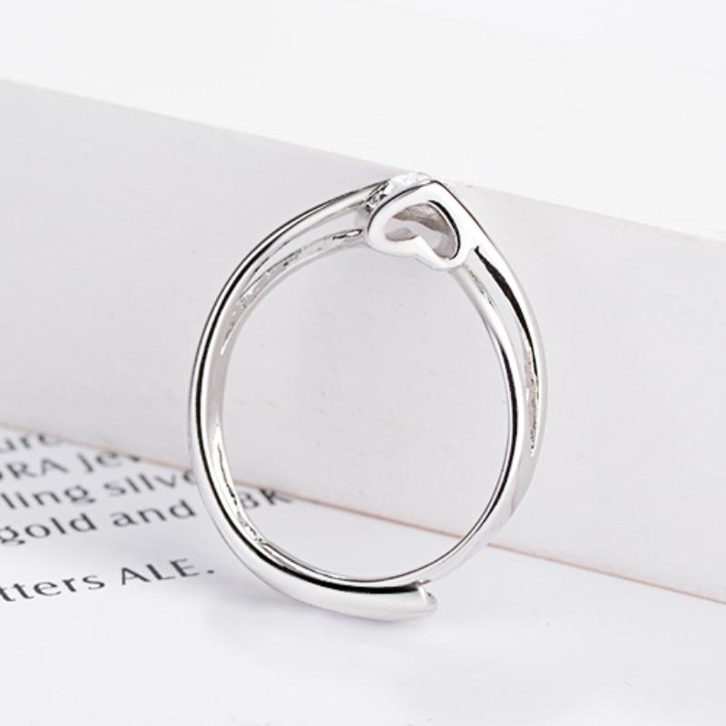 Lindon Klassischer Zirkonring aus Kupferlegierung, Damenschmuck, Hochzeitsversprechen, Partygeschenk