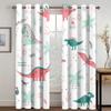 Cartoon Dinosaur Curtains For Children's Bedroom Drapes Window Curtains For Living Room Bedroom Blinds Kids Room Home Decor