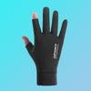 Sunscreen Gloves Driving Fishing Leaking Two Fingers Ice Silk Anti-slip Gloves Breathable Fitness Cycling Express Quick Dry Gloves