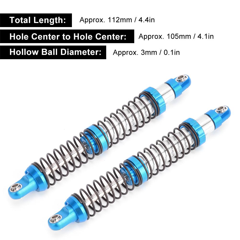 Rear Shock Struts Damper RC Sapre Parts for RC 1Celsius10 Two Wheel Drive Car Model