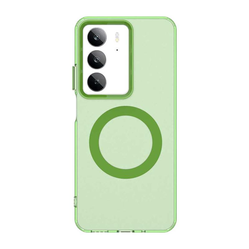 Για Realme C75 Θήκη Κάλυμμα Realme C75 Capas Πίσω Μέρος Τηλεφώνου Ασύρματη Φόρτιση Δακτυλιοειδής Μαγνητική Ματ Διαφανής Θήκη OPPO Realme C75