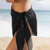 Triangle Mesh Bikini Cover-Up Skirt: Sexy Sun Protection Beach Wrap