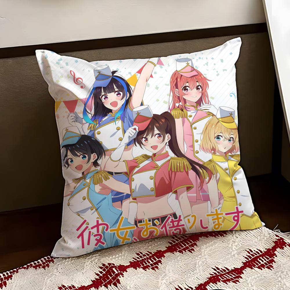 OOkarishimasu Anime Cushion Cover Reversible Soft Durable Pillow Cover Home  Car MultiScene Use for Daily Comfort