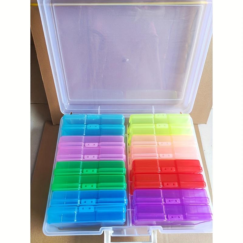 Large Capacity Heavy-Duty Plastic Scrapbook Storage Box Spacious Album Photos Stickers Crafts Diamond Paintings Embellishments