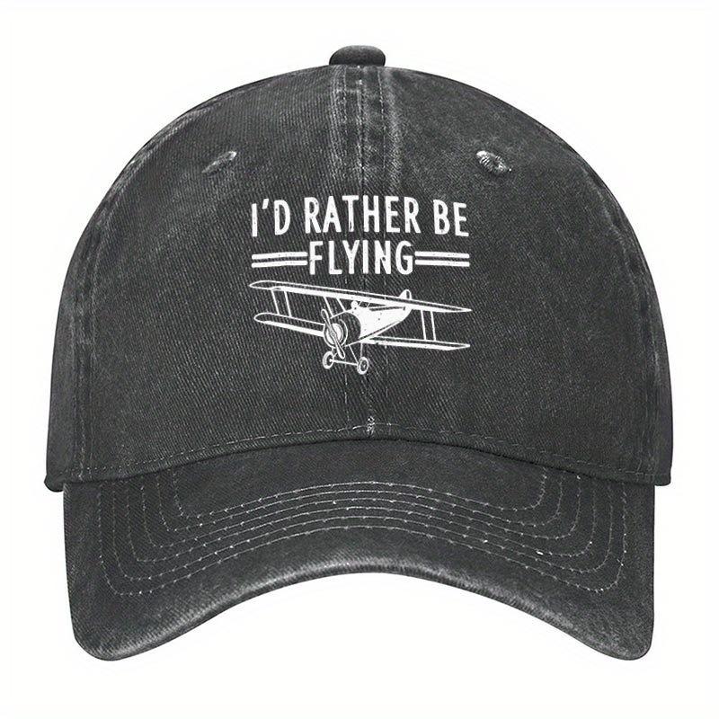 Hats Funny Airplane Design For Adult Airplane Aviation Pilot 956576 Vintage Washed Baseball Cap TT4100% Cotton adjustable