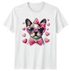 French Bulldog Puppy Wearing Pink Unisexs TShirt Frenchie Dog Lover Pets