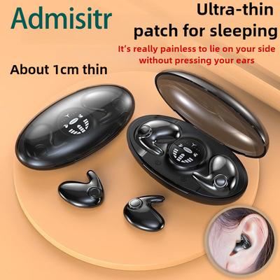 Căști Bluetooth Binaural Sleep Invisible Touch Display digital Purtare fără durere