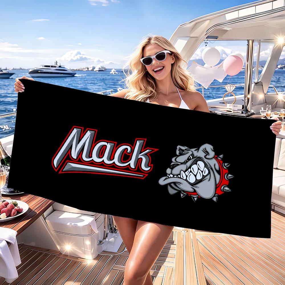 

Fashion Car M-Mack T-Trucks Towel Quick Dry Absorbent Beach Towel for Sports, Fitness, Swimming and Outdoor Activities W30*H60(CM)