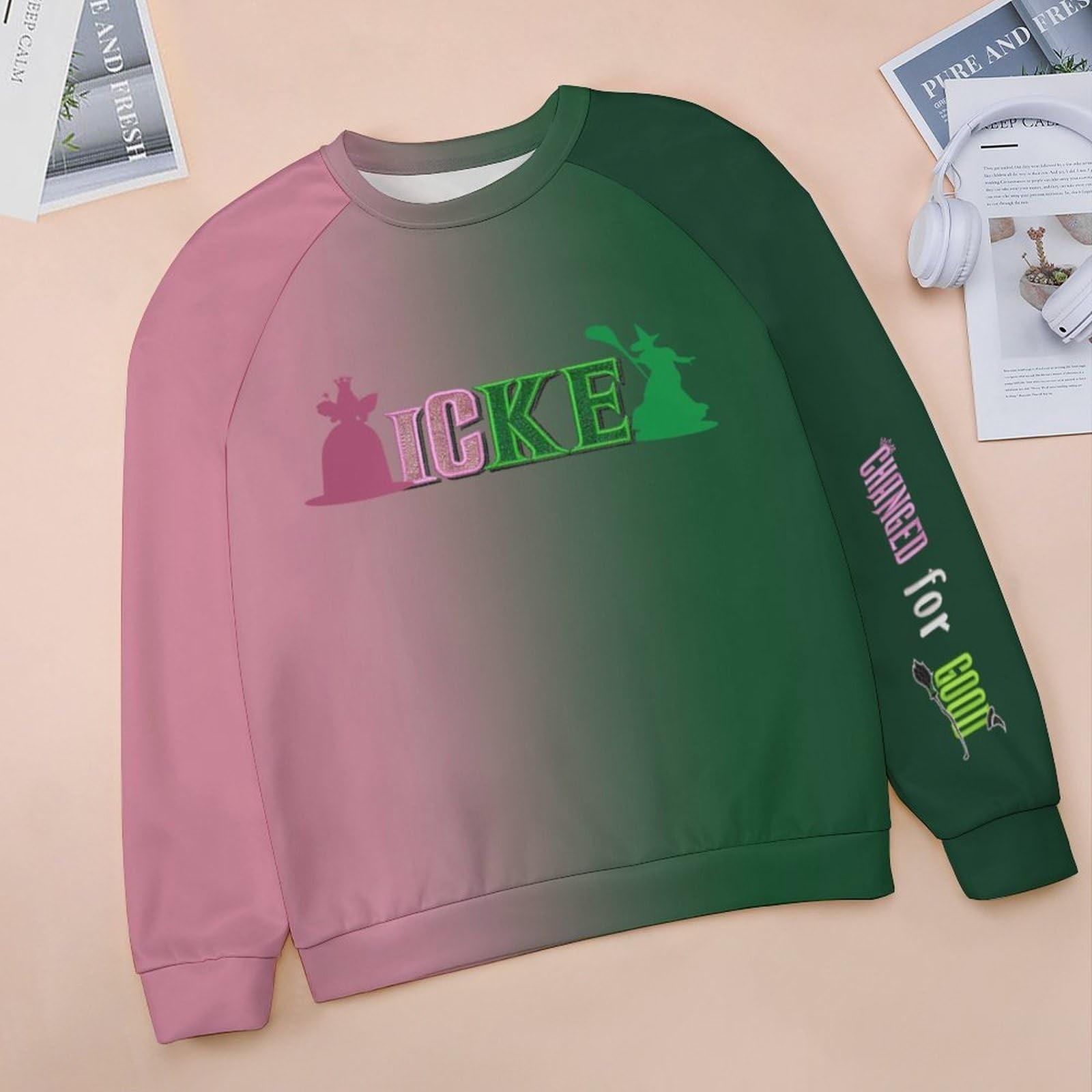 

Детская модная повседневная толстовка с круглым вырезом и принтом Bad Witch 120