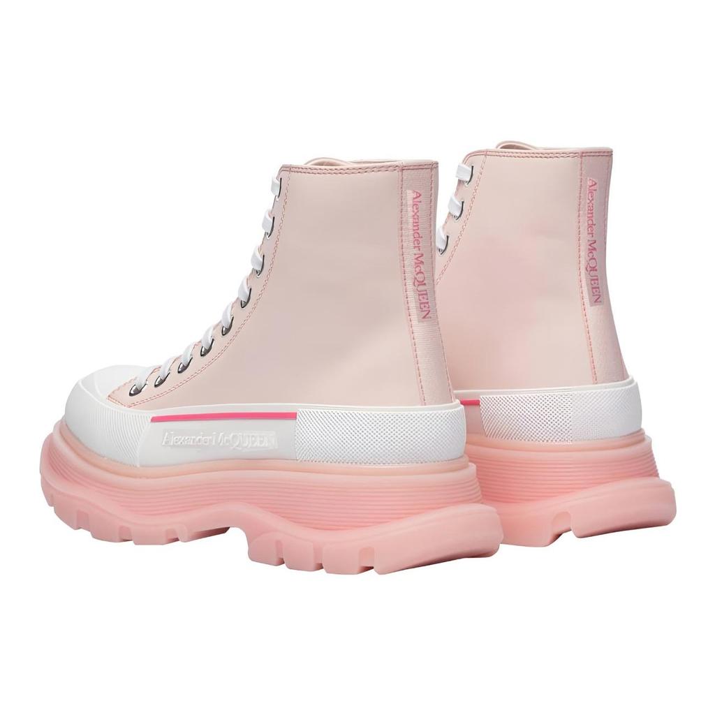 (WMNS) Alexander McQueen Tread Slick Boots 'Pink White' Women's 702041WHZ6D6898