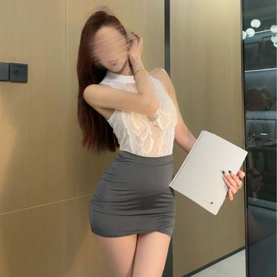Sex Underwear Sexy Pure Desire Style Secretary Lace Passion Sensual Hip Skirt Uniform Qqny