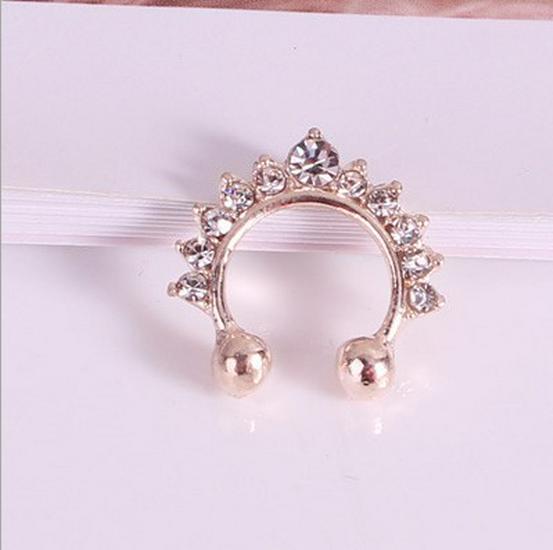 B044 Trendy Korean Ear and Nose Accessories: 2022 Women's Temperament Cartilage Stud Earrings