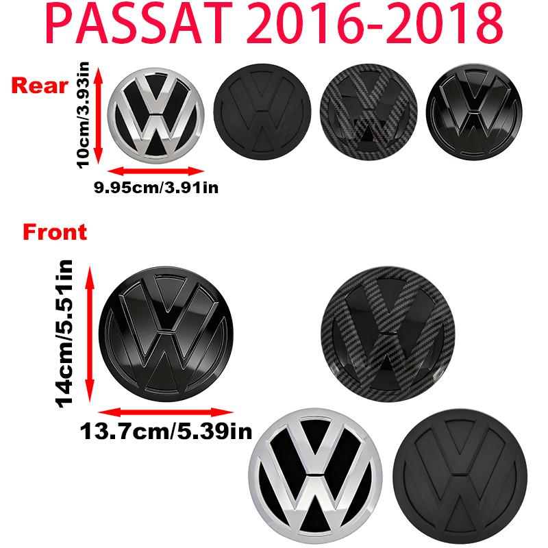 Volkswagen MK4 Volkswagen Logo Car Front Grille Rear Hood Badge For VW Passat B8 16-2018 Volkswagen PASSAT B7 B6 2011-2015 Auto Emblem Stickers