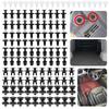 120X For Vw Transporter T4 T5 T6 Car Trim Lining Clips Bumper Retainer Auto Engine Undertray Cover Fastener Plastic Push Rivets