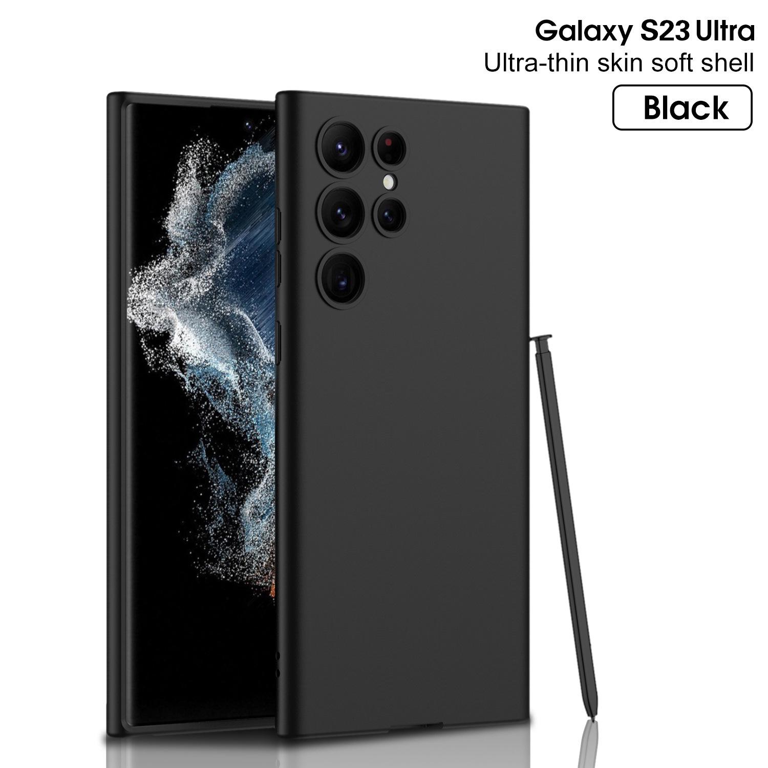 

«Жидкий силиконовый чехол полного покрытия для Samsung S24 Ultra/S23 Plus — защита от падений и приятная на ощупь защита» S24 Plus