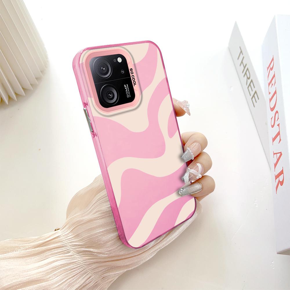 Custodia rigida antiurto anticaduta con motivo dipinto, argento colorato, doppia faccia, per telefono Xiaomi Redmi Poco