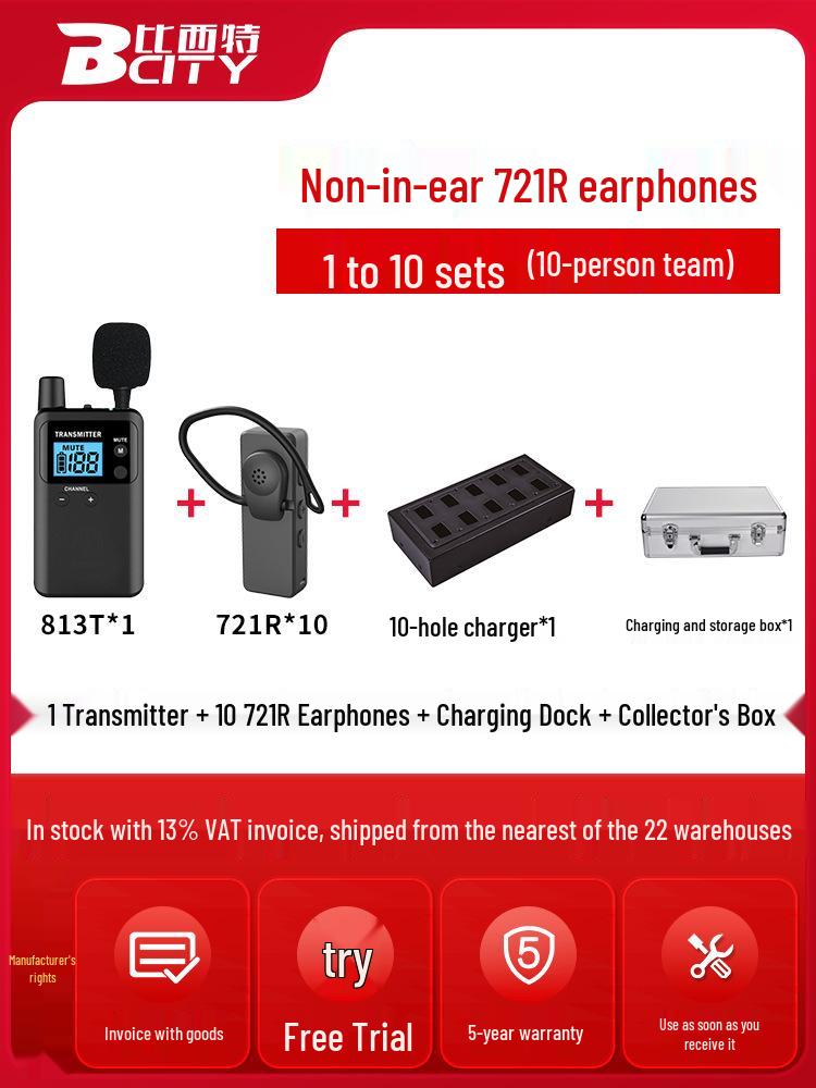 Wireless One-to-Many Tour Guide & Museum Interpreter Earphone System
