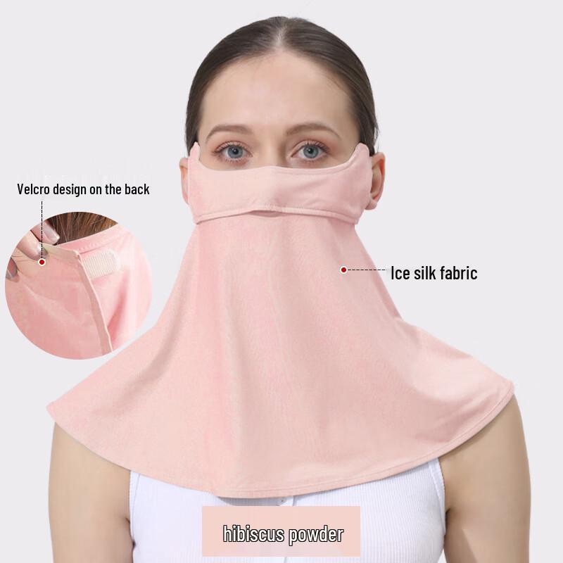 MEET SUNNY Summer Sun Protection Ice Silk Face Mask M