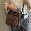 Small Bag Women's 2025 New Niche Design Messenger Bag High-end Casual Portable Bucket Bag Commuter Shoulder Bag